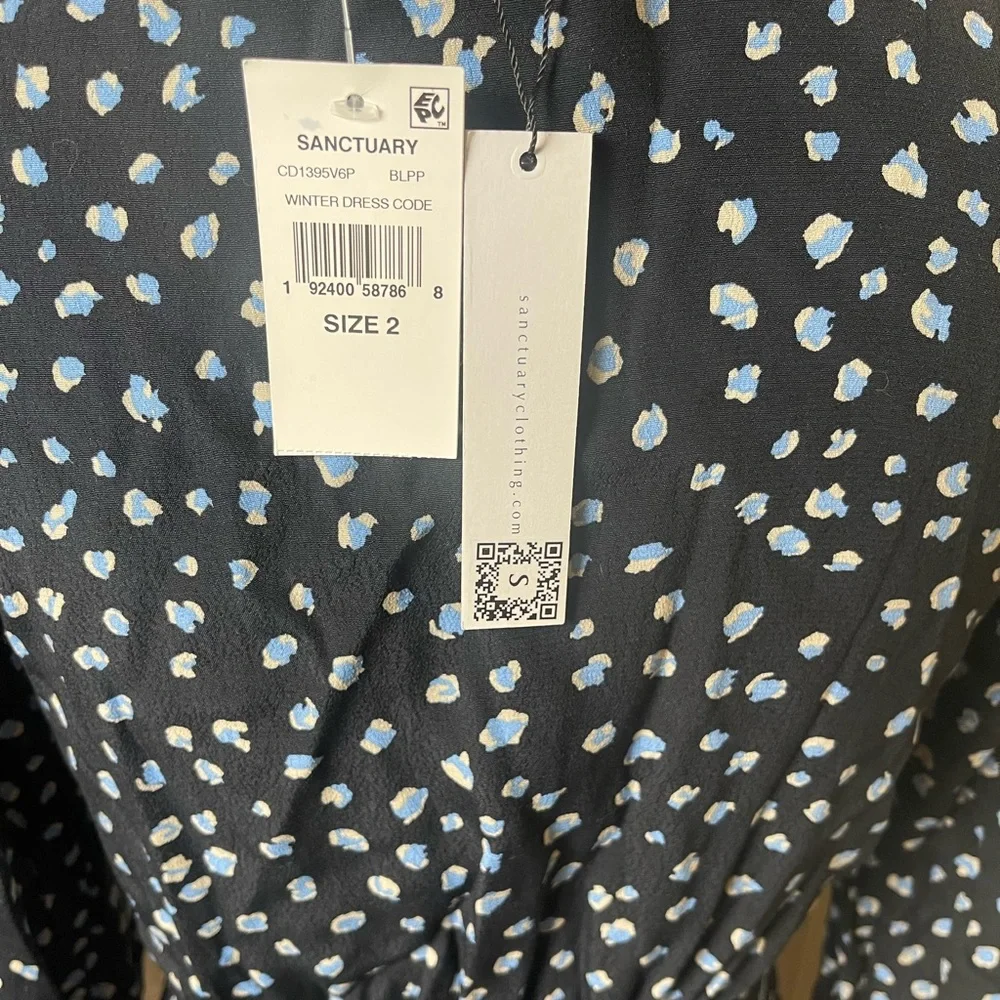 Sanctuary Longsleeve Slit Maxi Dress Size 2 NWT - Picture 7 of 10